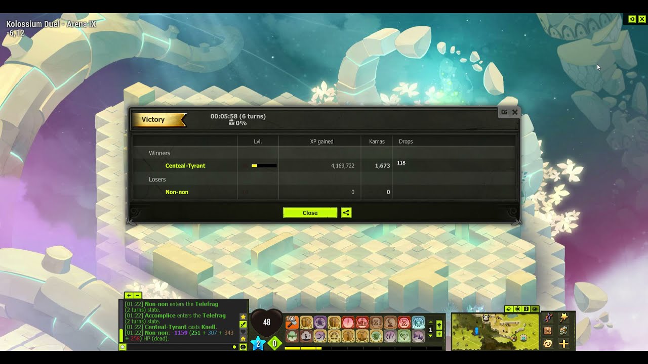 Centeal Tyrant   Dofus Xelor Kolo 1v1