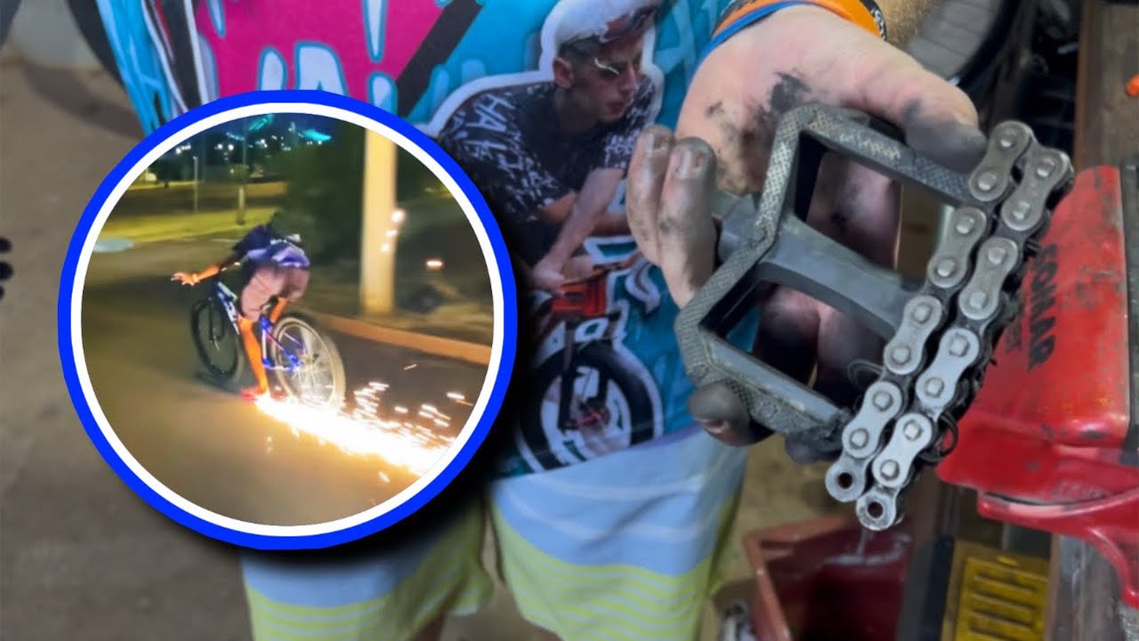 COMO COLOCAR CORRENTE NO PEDAL PRA SAIR FAÍSCA 🔥 