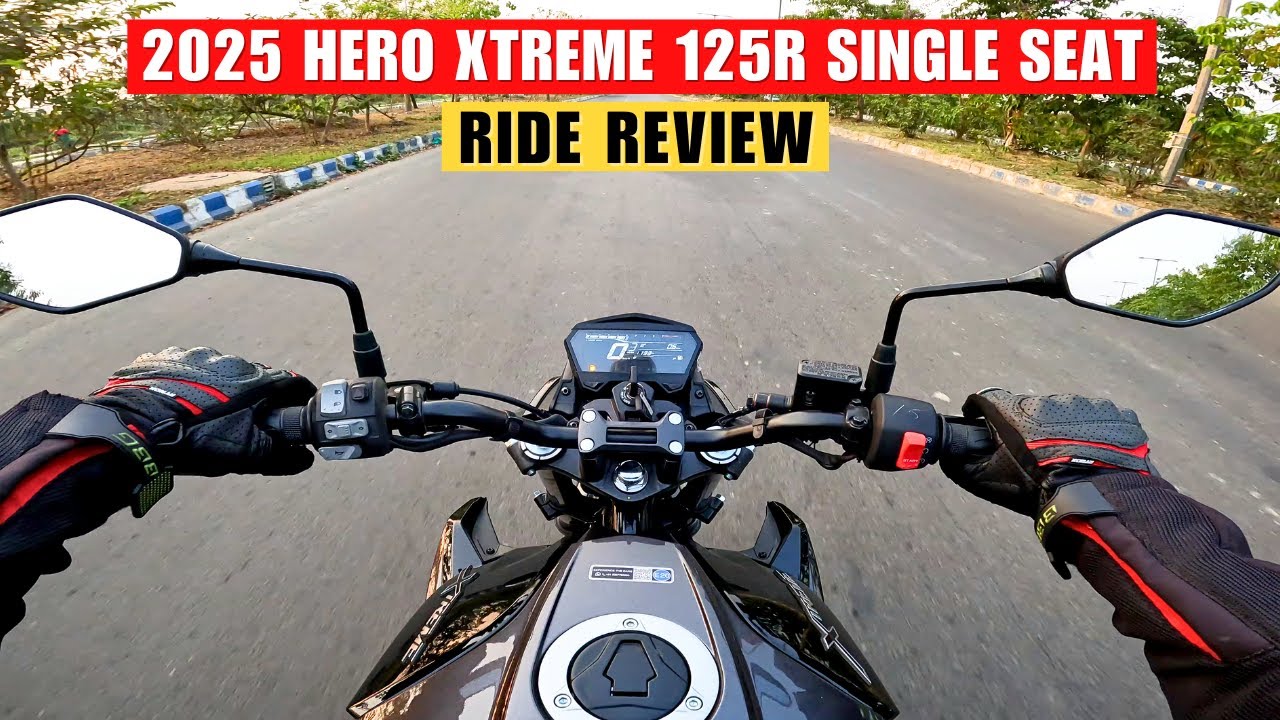 2025 Hero Xtreme 125R Single Seat Ride Review - Better Than Pulsar NS 125 ABS ?