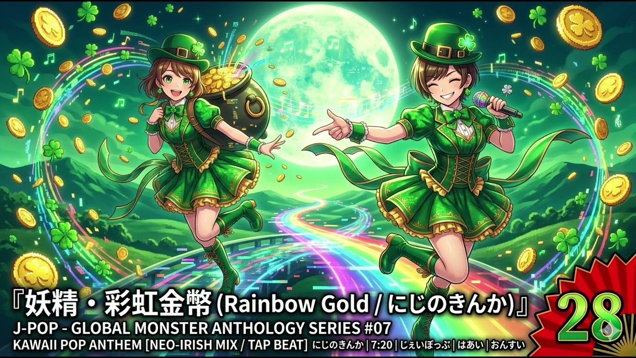 (Rainbow Gold) | Global Monster Anthology #07 | #jpop #music #idol
