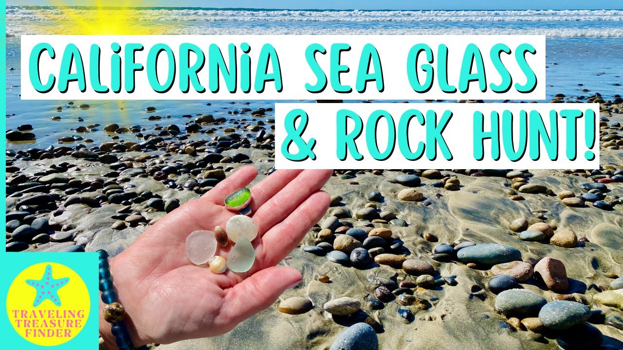 San Diego Sea Glass and Quartz hunt! | California Beach Treasures!