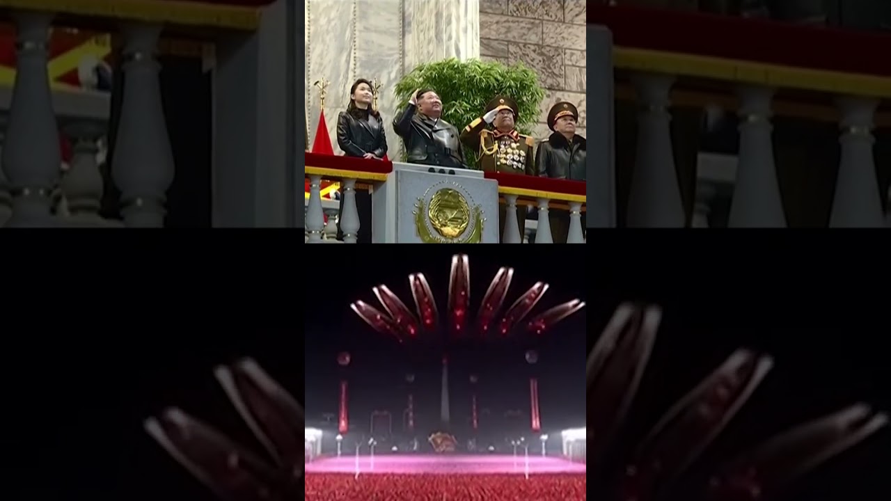 Kim Jong Un's daughter appears at military parade