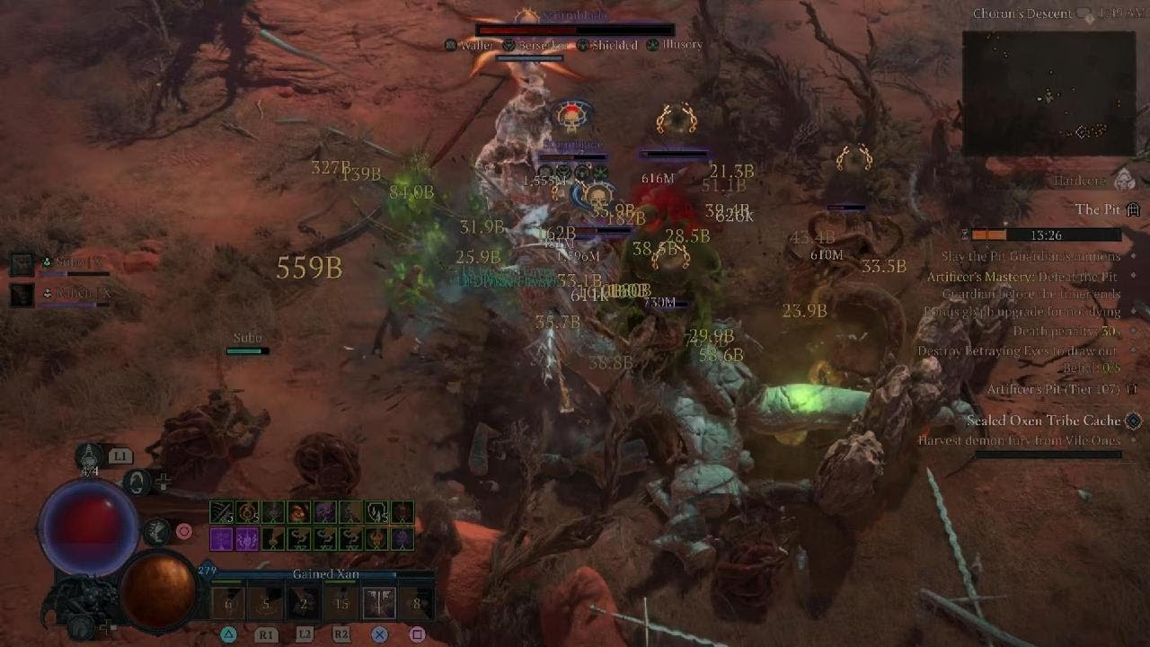 Diablo IV_season 11 hc barb pit 107