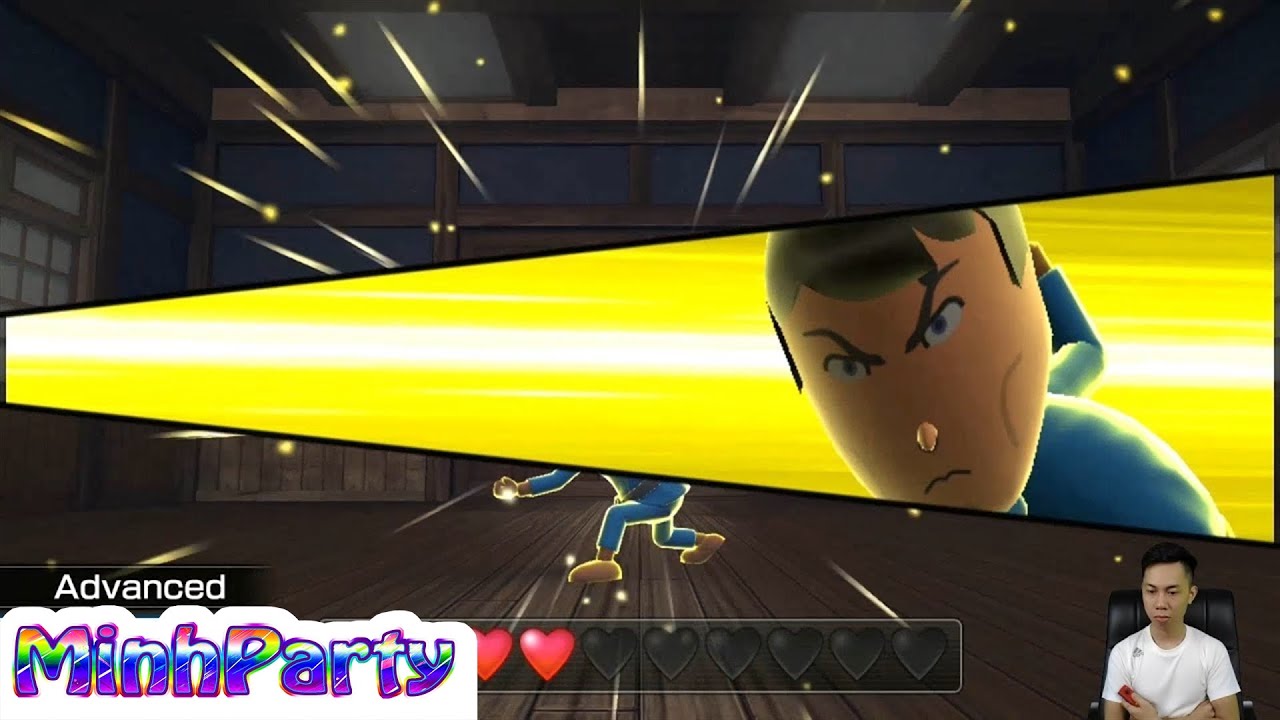 Wii Party U Minigames Gameplay Dojo Domination Superman Gameplay @MINH PARTY U