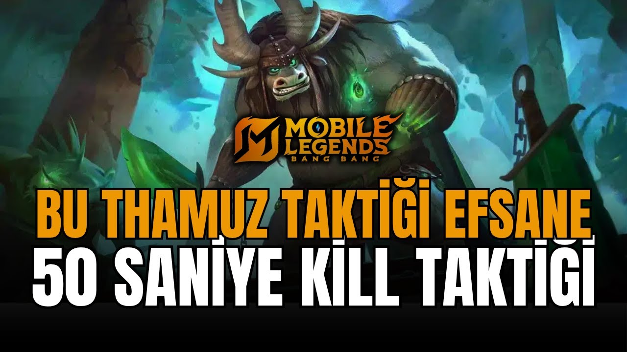 Hızlı Lig Atlama Garantili Tek Atan Thamuz Taktiği | MLBB Türkçe | Mobile Legends Bang Bang