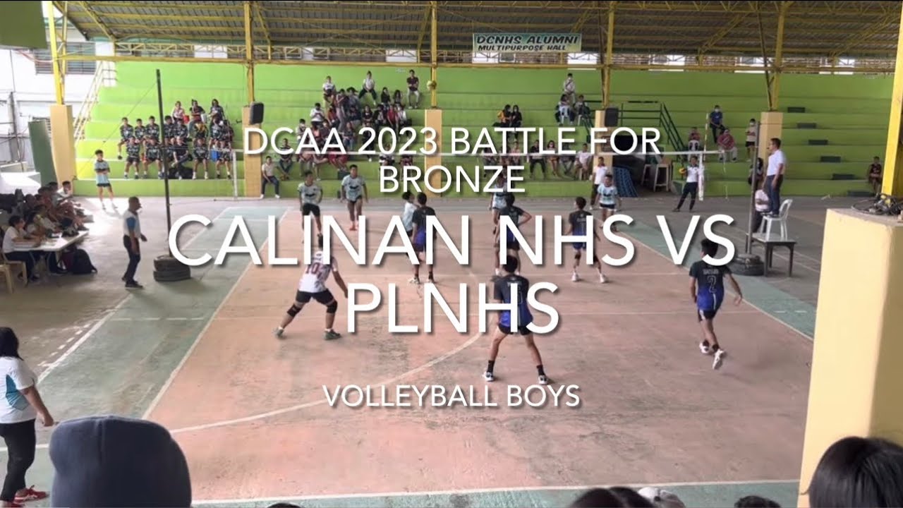 DCAA 2023 VOLLEYBALL BOYS BRONZE MATCH (2nd Set) | CALINAN VS PLNHS | DabidTV