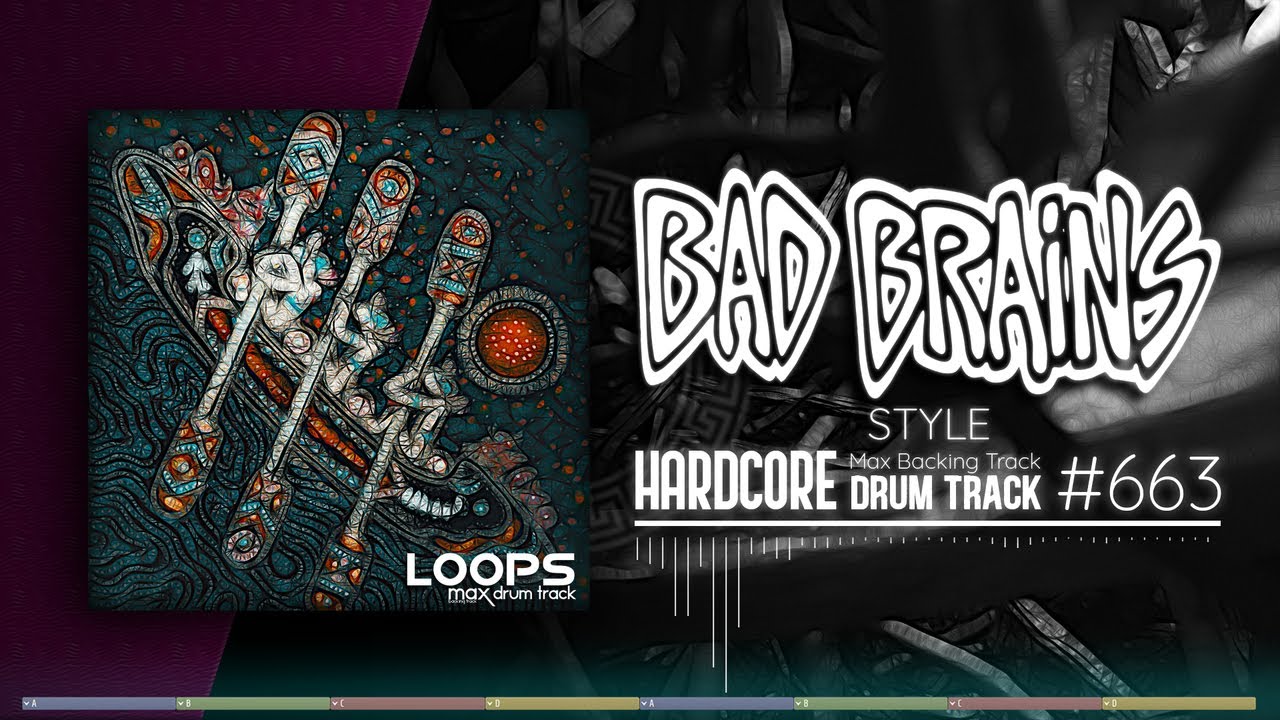 Hardcore Drum Track / Bad Brains Style / 110 bpm