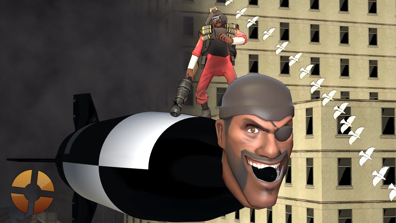 [TF2] Подрывник превращается в ракету V-2