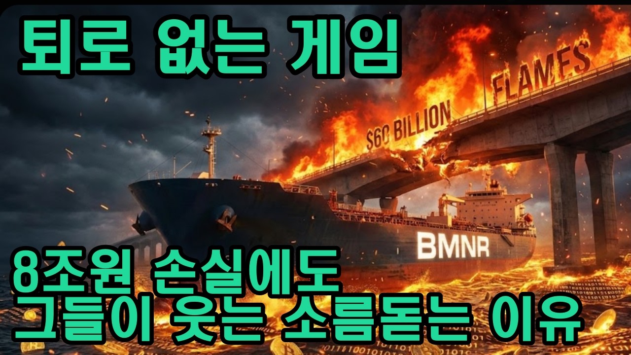 [비트마인 BMNR]퇴로 없는 게임 8조원 손실에도 그들이 웃는 소름돋는 이유, 엑시트 리스크의 진실