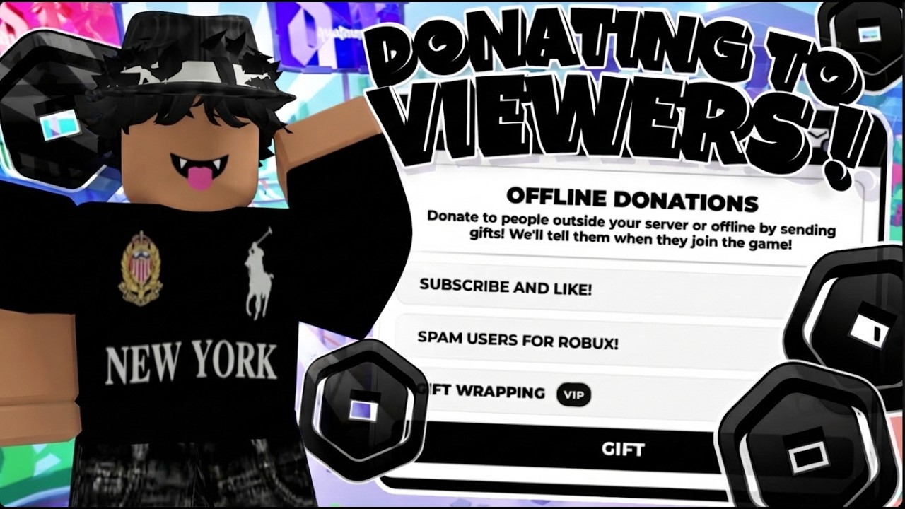 🔴PLS DONATE LIVE🔴| 💵DONATING ROBUX TO VIEWERS💵 | TTS +2