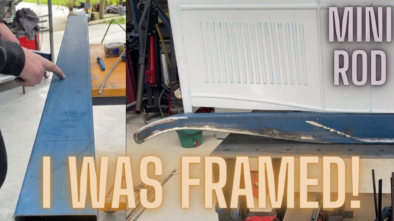 how to make 32 ford Chassis rails for a mini hot rod