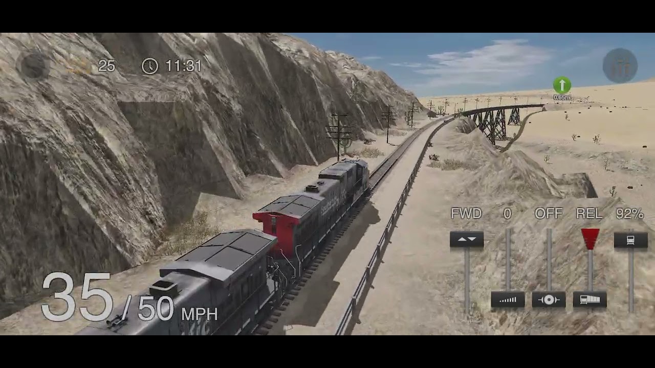 Trainz Simulator 3 (TS3) Inyo Mountain 2 GE AC4400CW’s SP Coal Hauler
