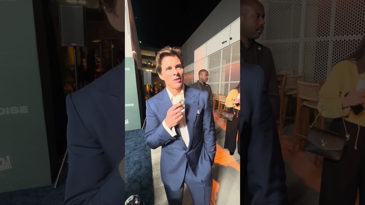 James Marsden on 'Paradise' Presidential Role, Spirits and his 3rd Foot! #emmys #interview