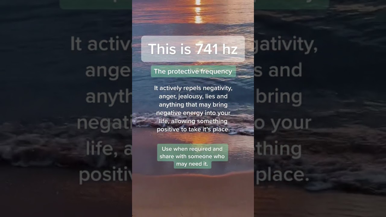 Protection Frequency 741Hz Negativity Repellent Vibration Therapy