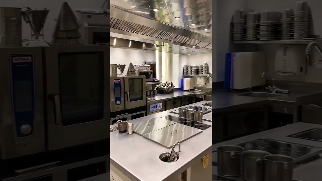 Inside Of A Commercial Kitchen #kitchen #shorts #youtube///how to setup a commercial kitchen