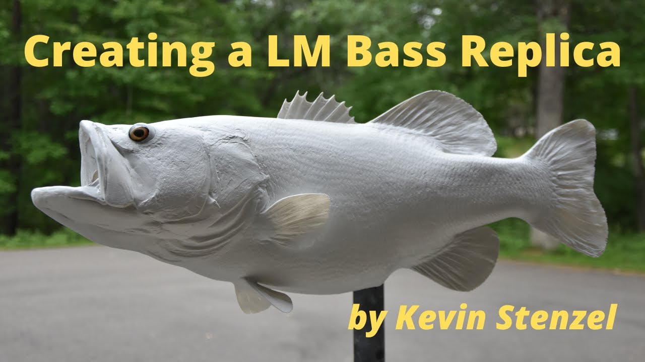 Как создать копию рыбы / стеклопластиковую реплику LM Bass Taxidermy