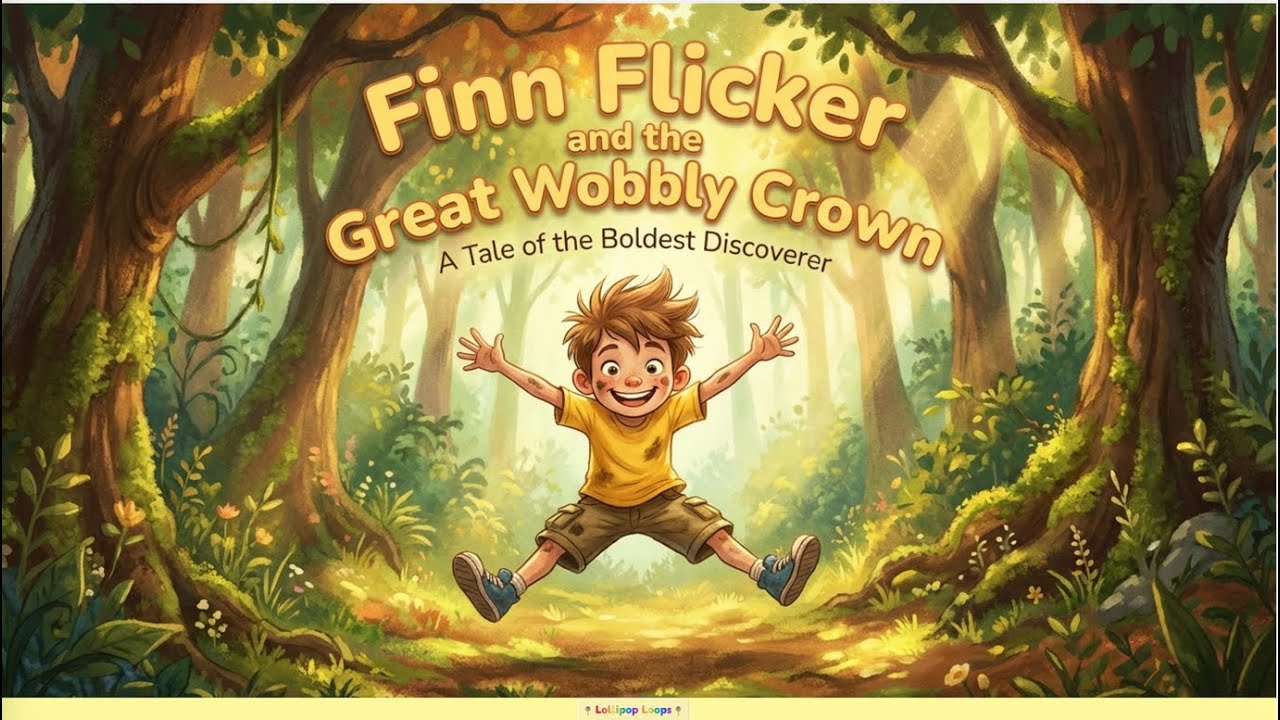 🦊🐢 Finn Flicker & the Great Wobbly Crown! A Kids Story on Bravery, Planning & Friendship! 👑🌳