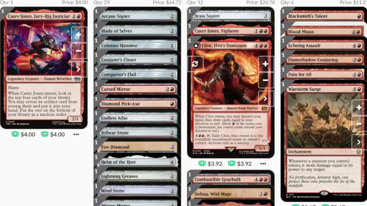 Casey Jones, Jury Rig Justiciar MTG TMNT Commander Deck Profile