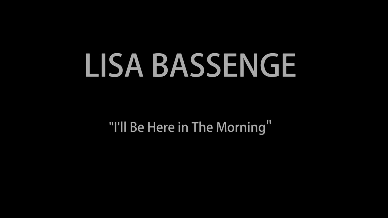 Lisa Bassenge Trio/ I’ll be here in the morning