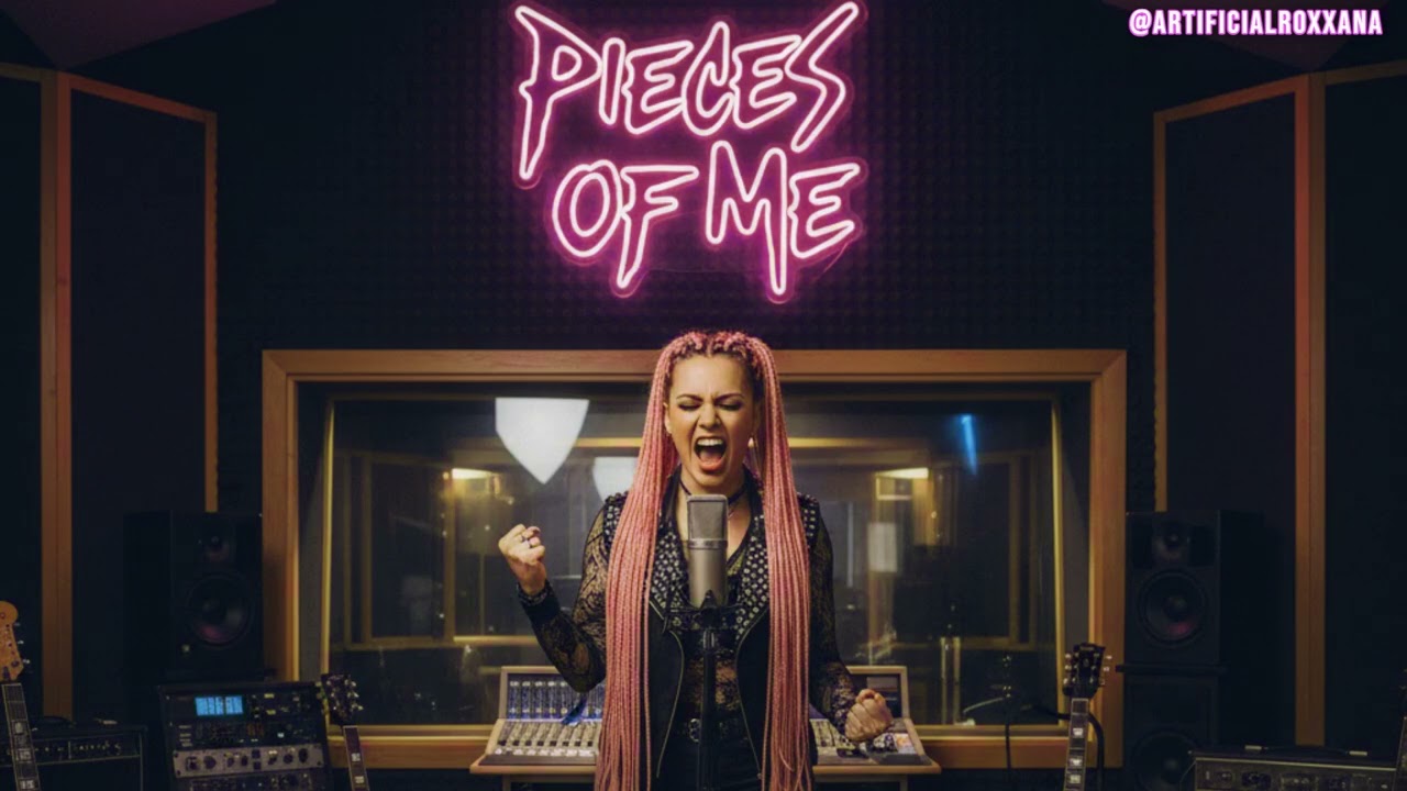 Artificial Roxxana - Pieces Of Me (Electronic Rock Cover) - Ashlee Simpson