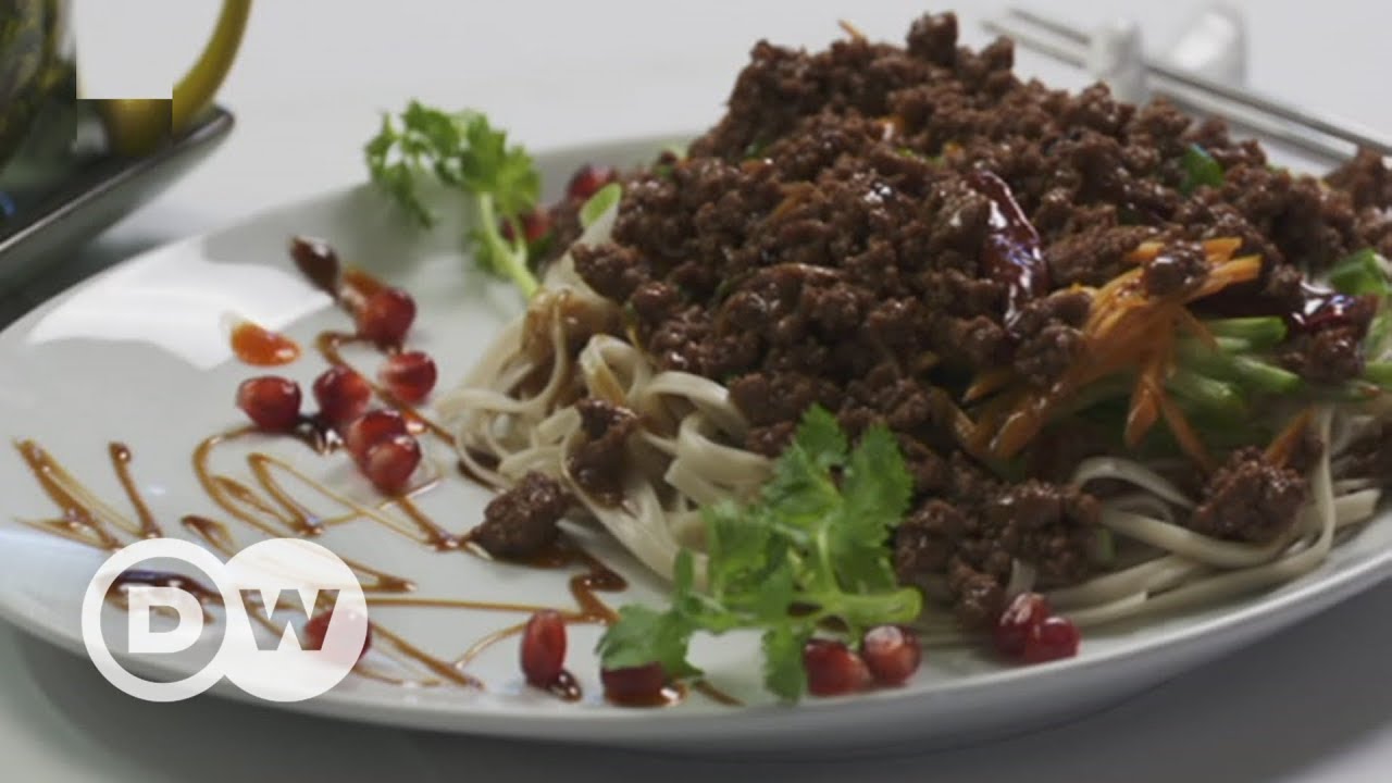Noodles with ground round, China | 50 Kitchens, One City