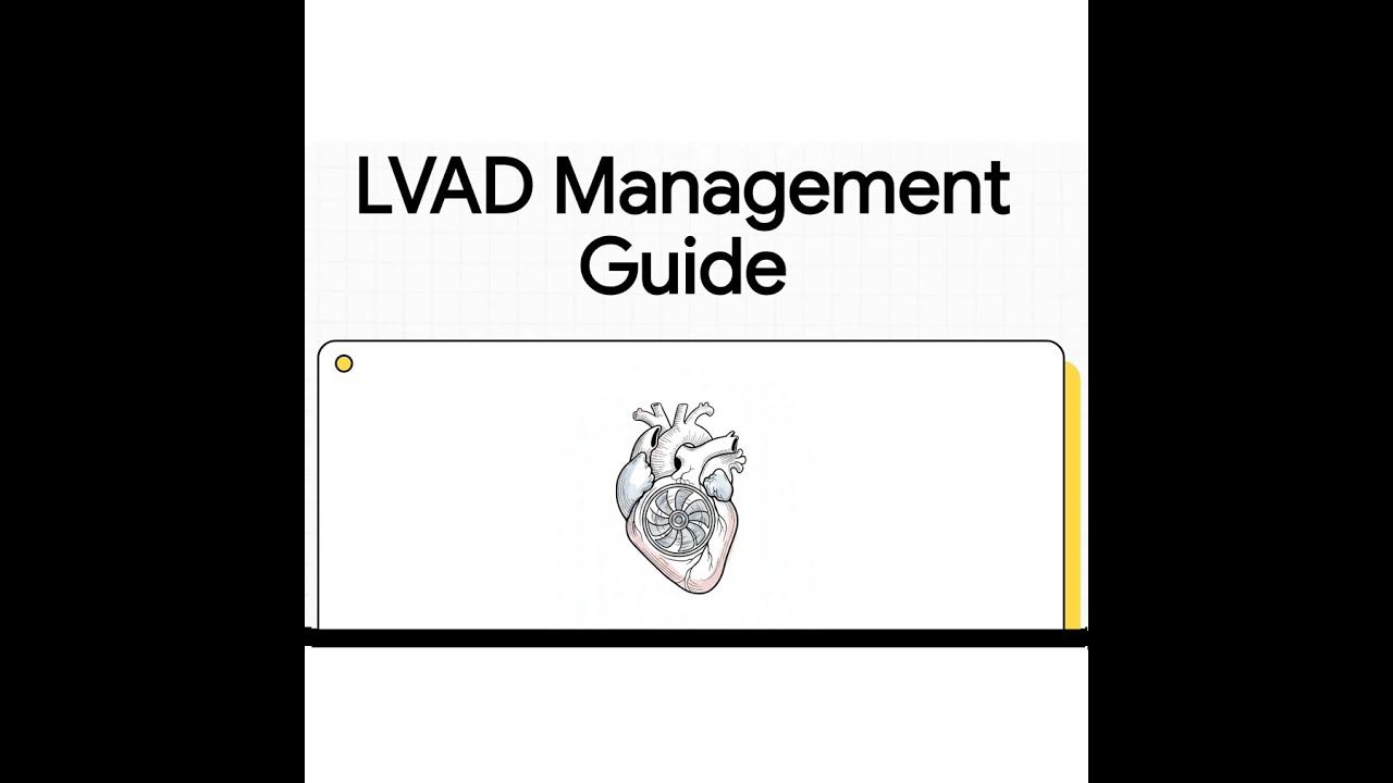Left Ventricular Assist Device (LVAD) Management | A Practical Clinical Guide