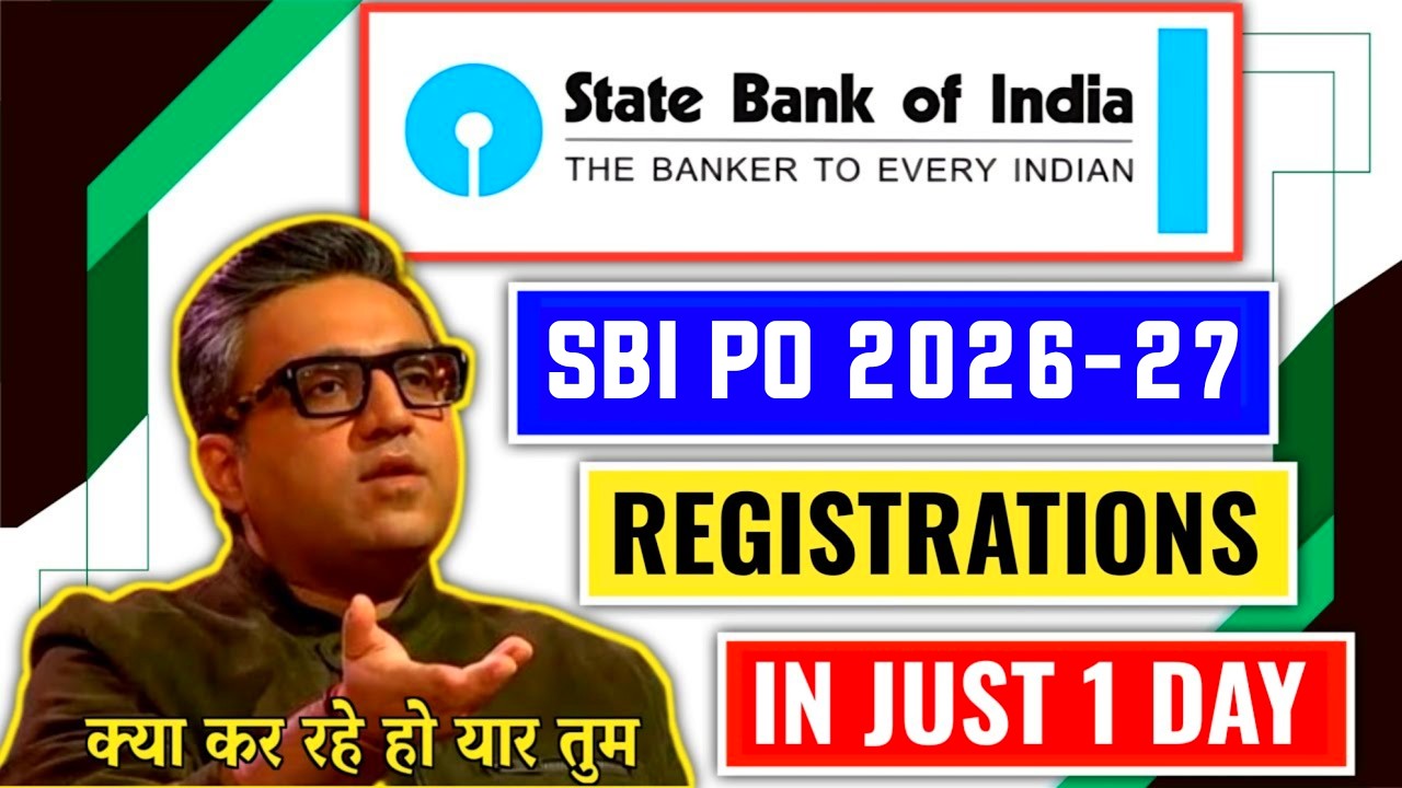😱 SBI PO 2026 SHOCKING REGISTRATIONS IN JUST 1 DAY 🔥 | Aspirants Going Crazy!