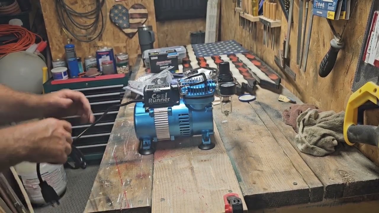 First look at Master Airbrush Cool Runner II kit.