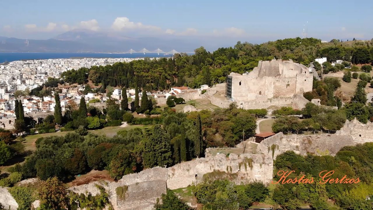 ΚΑΣΤΡΟ ΠΑΤΡΑΣ (DRONE). PATRAS CASTLE AERIAL VIEW, GREECE.
