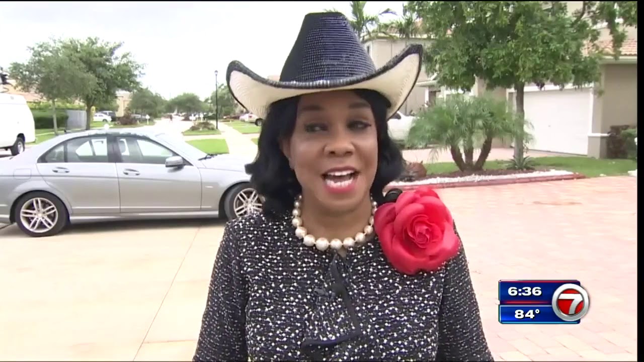Frederica Wilson laughs that she's now a 'rock star' because of feud with Trump