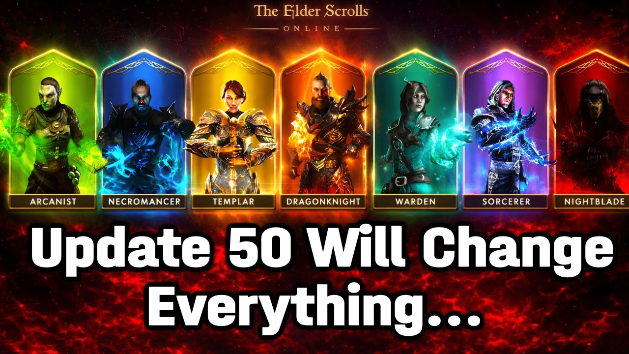 Обновление ESO 50 изменит всё в PvP | Пассивные умения мастерства классов выглядят невероятно!