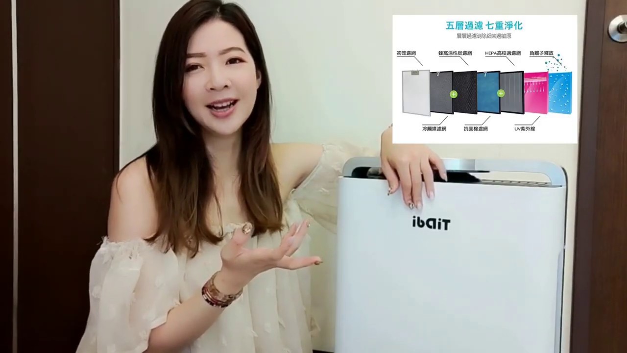 【Kiny愛開箱】使用心得分享Tiddi P680 開箱-智慧感應即時監控空氣清淨機(濾網拆解介紹)