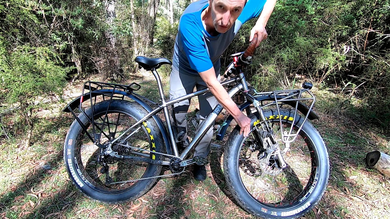 Muru Witjara trail.  Titanium Fat bike. Review