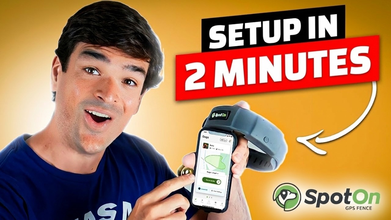 SpotOn GPS Dog Collar Setup (Fences in Under 2 Minutes!)