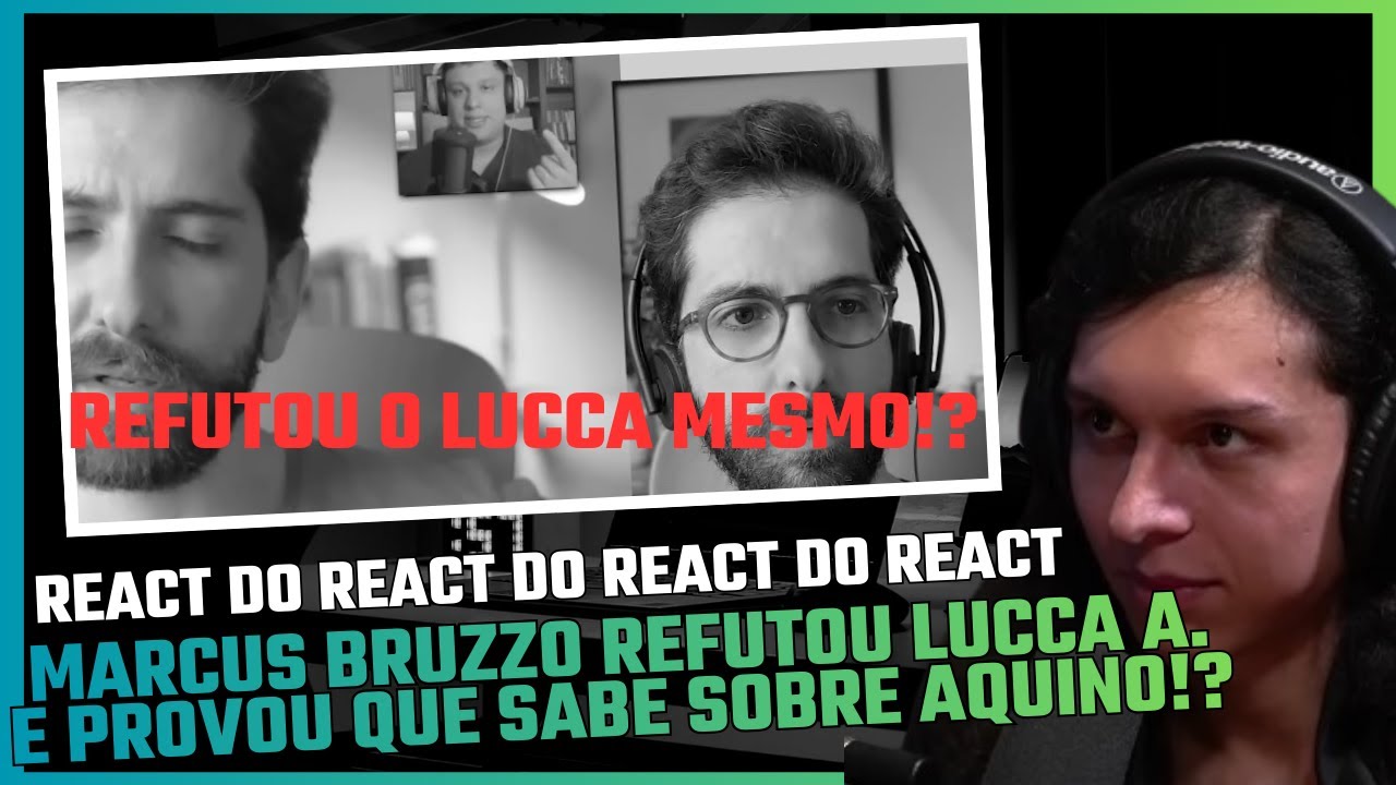 LIVE: MARCUS BRUZZO CONTINUA ERRADO SOBRE AS VIAS DO AQUINO!? - REFUTOU LUCCA ALMEIDA?