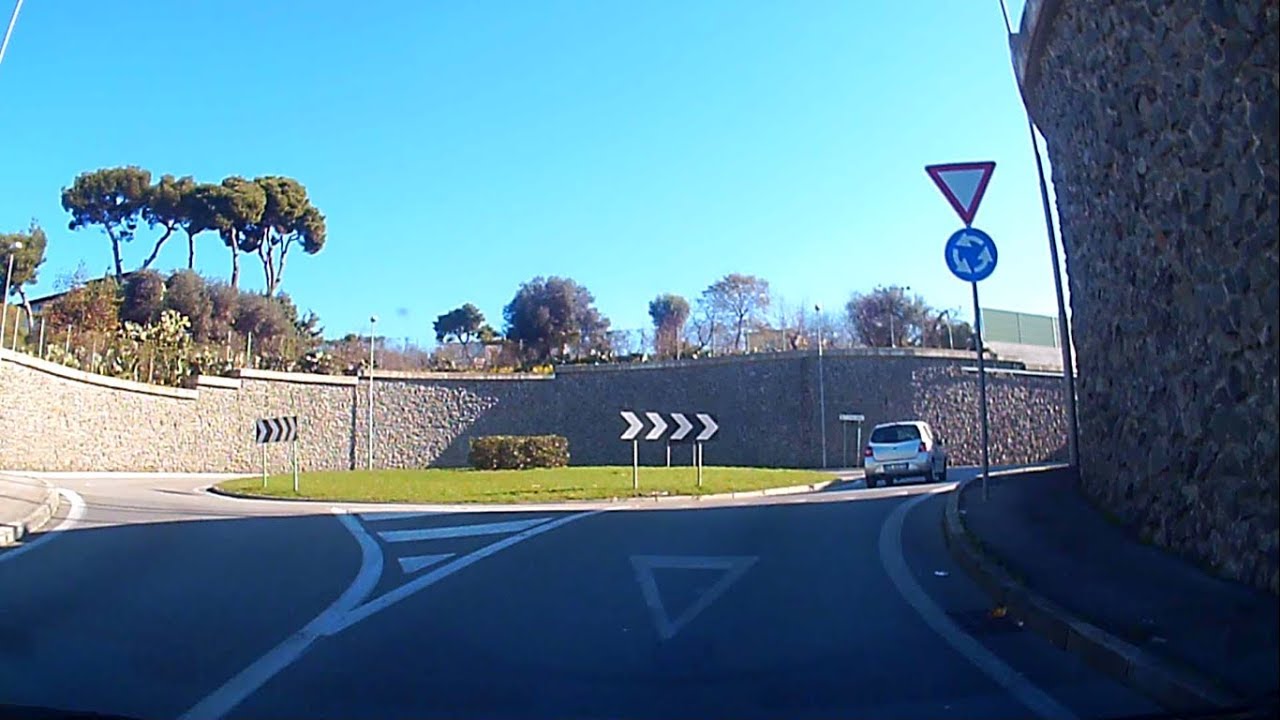 Driving from Portici (NA) to Marcianise (CE) - ITALY 23/01/2018