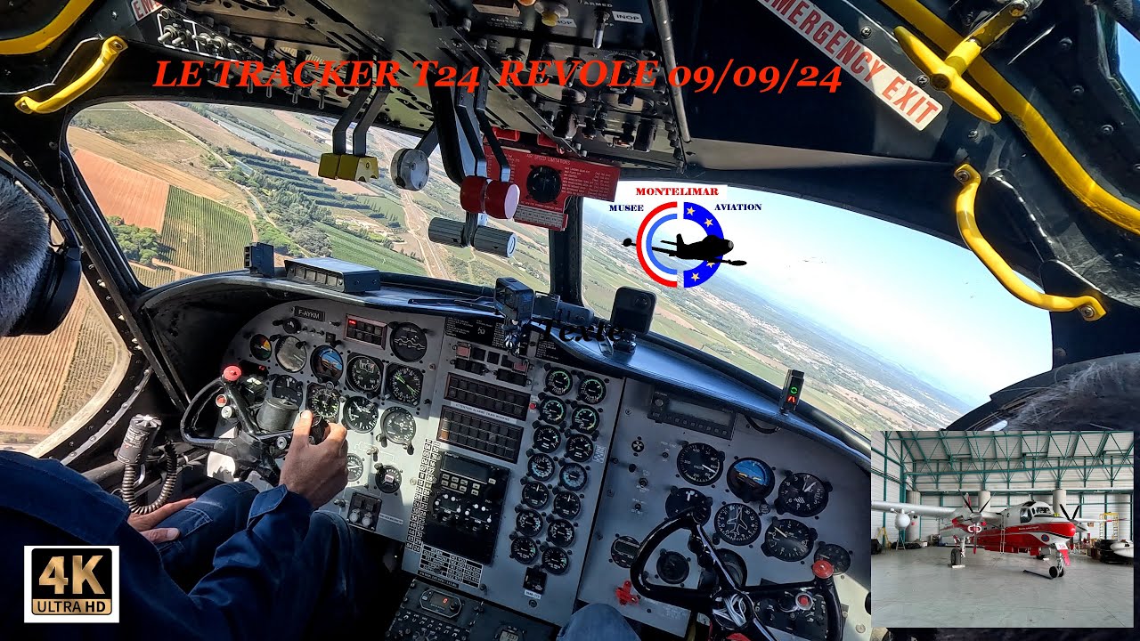 LE  GRUMMAN / CONAIR TRACKER T24 REPREND LES AIRS 9 Sept 2024