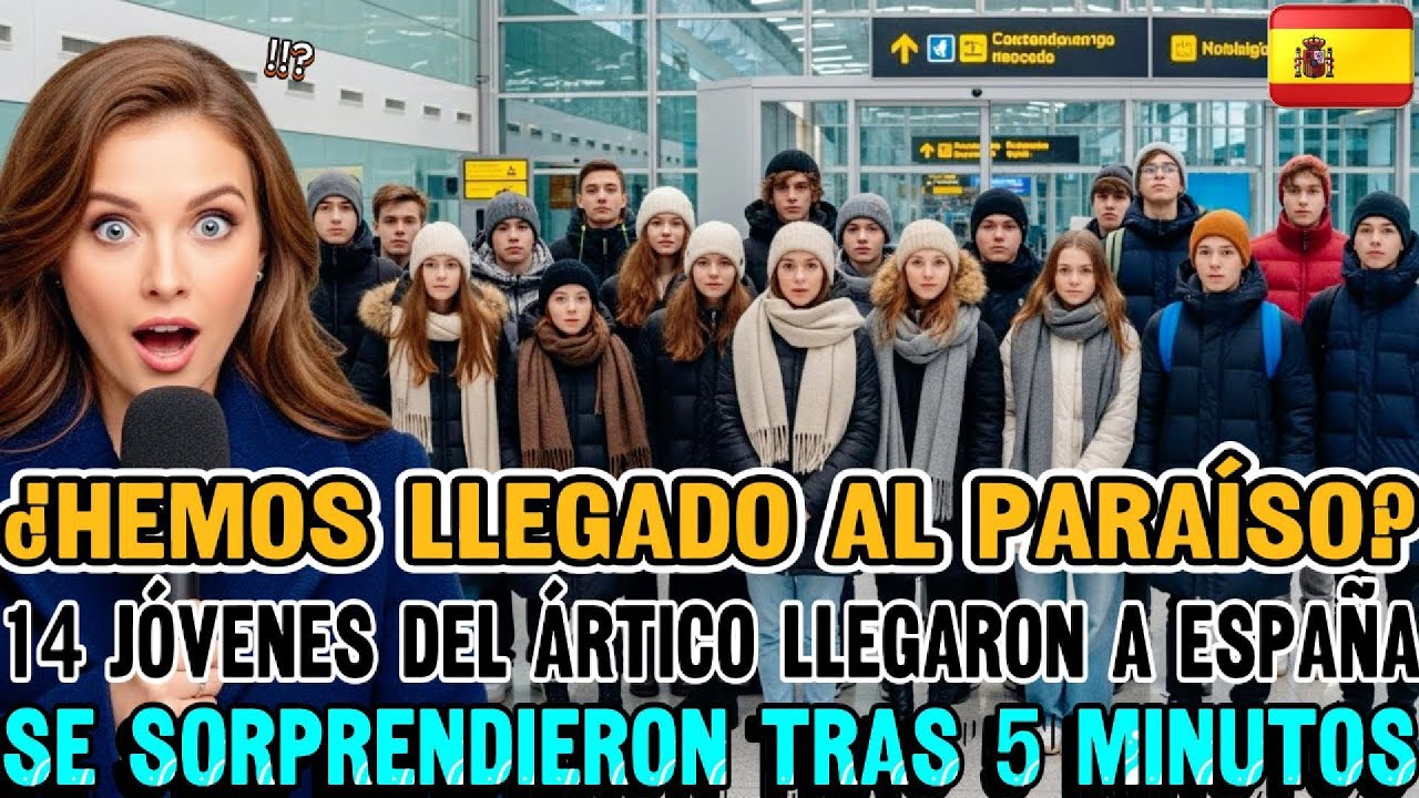 14 niños del frío extremo aterrizan en Rusia; lo ocurrido tras 5 minutos sorprende a la red