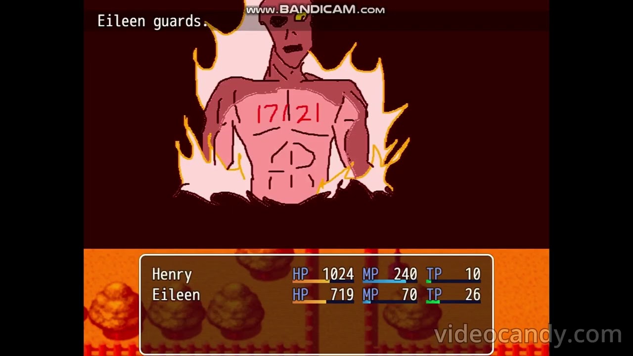 (Minor jumpscare warning) Flaming Ghost! Silent Hill 4 Demake with RPG Maker MV, Test Run Part 27