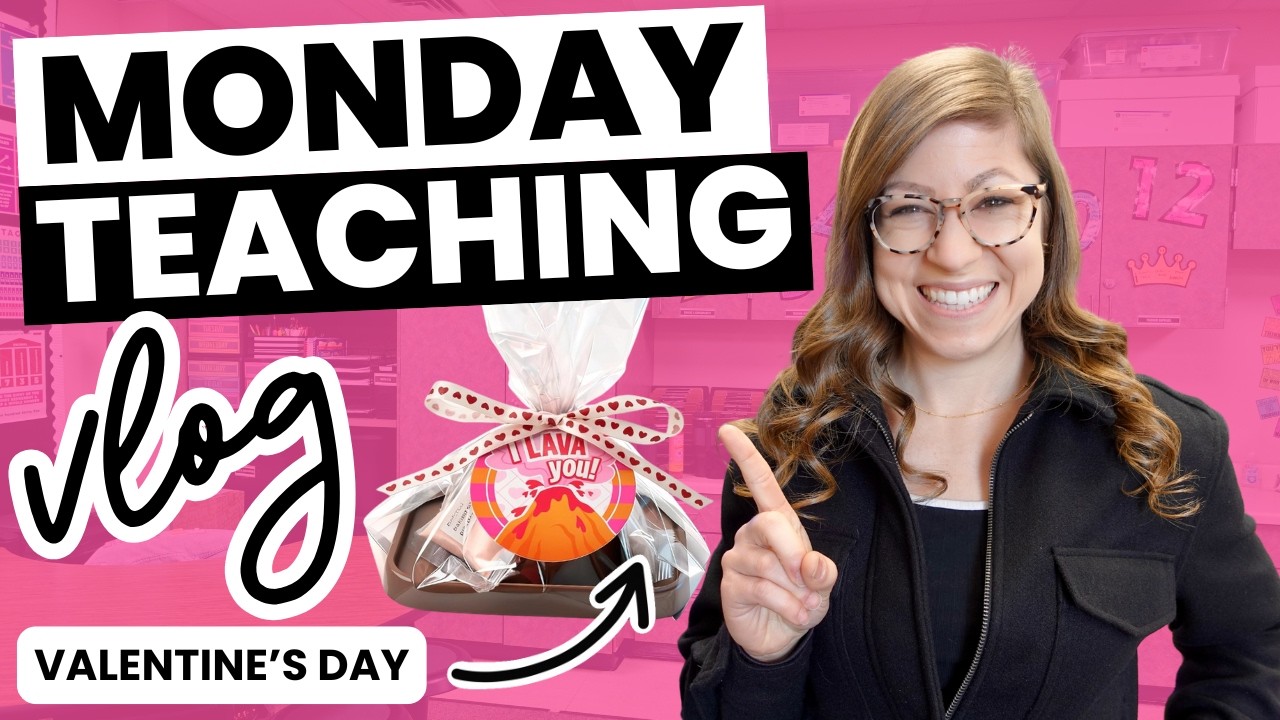 Prepping for Valentine's Day & Math Observation | Busy Teacher VLOG