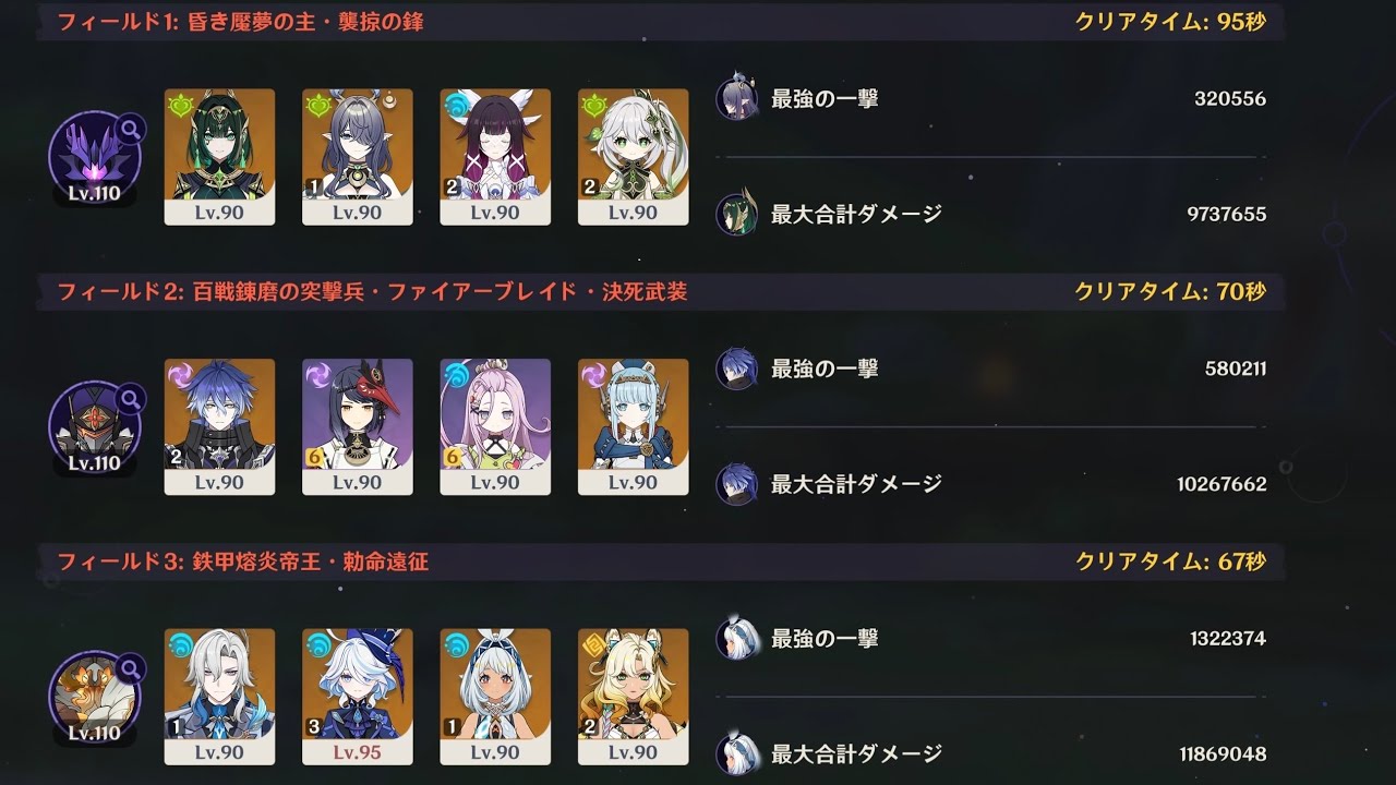 【原神LunaⅣ】幽境の激戦 アルティメット 232s ネフェル フリンズ ヌヴィレット | Stygian Onslaught Dire Nefer Flins Neuvillette 