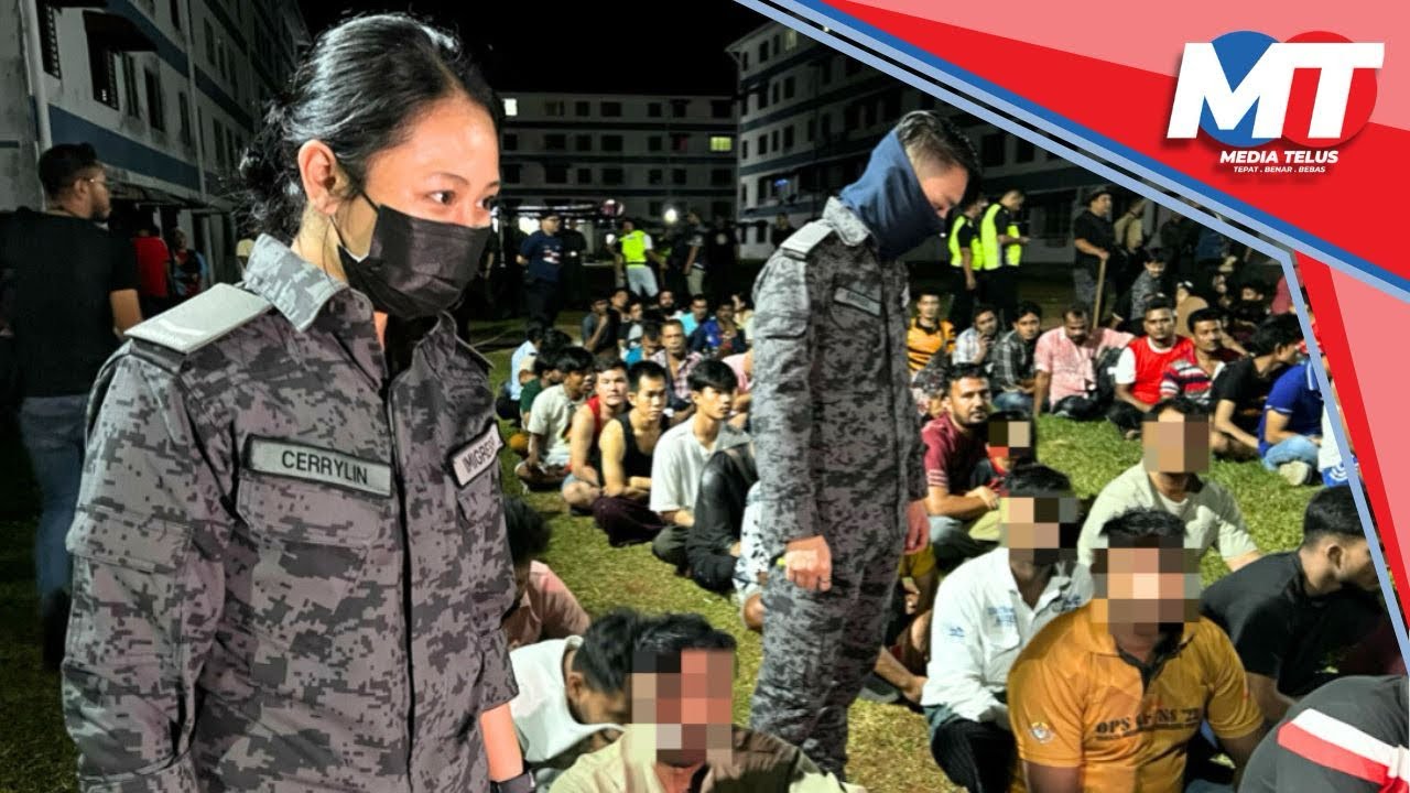 Nekad panjat bumbung demi elak dicekup! 73 warga asing ditahan dalam serbuan imigresen di Rawang