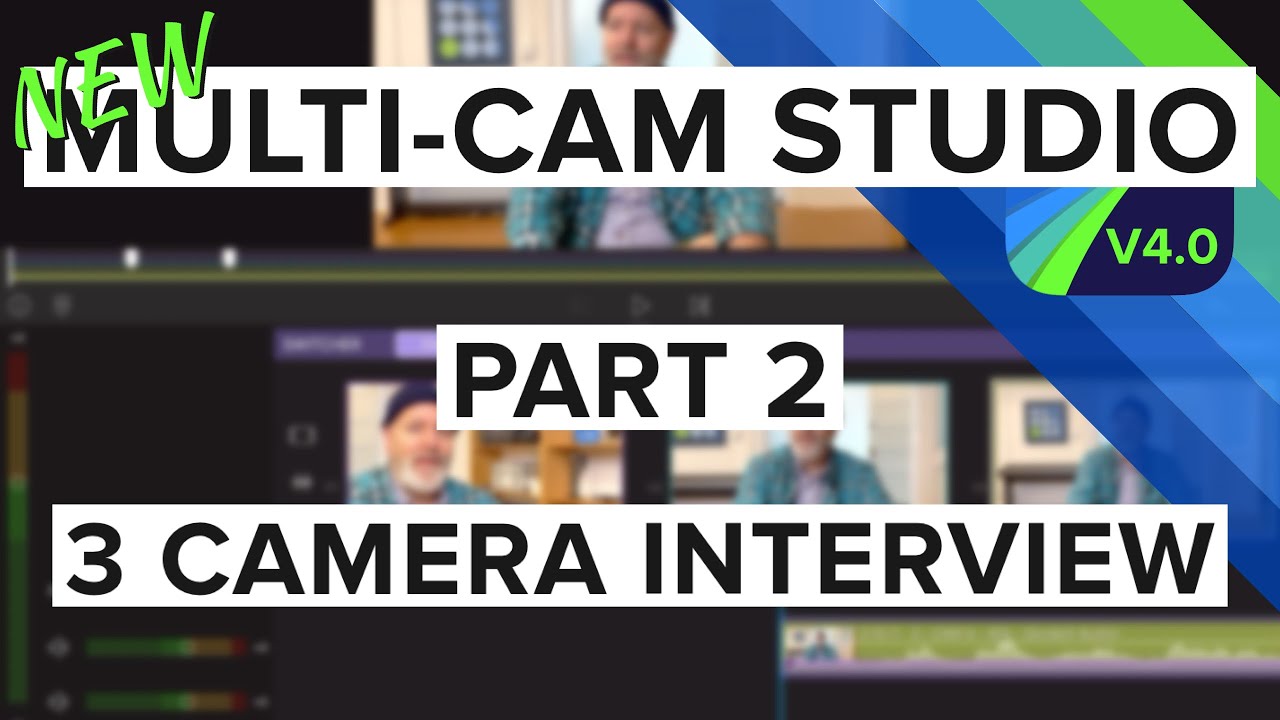 NEW MULTI-CAM STUDIO FOR #lumafusion v4  - PART 2 - 3 Camera Interview Video Edit