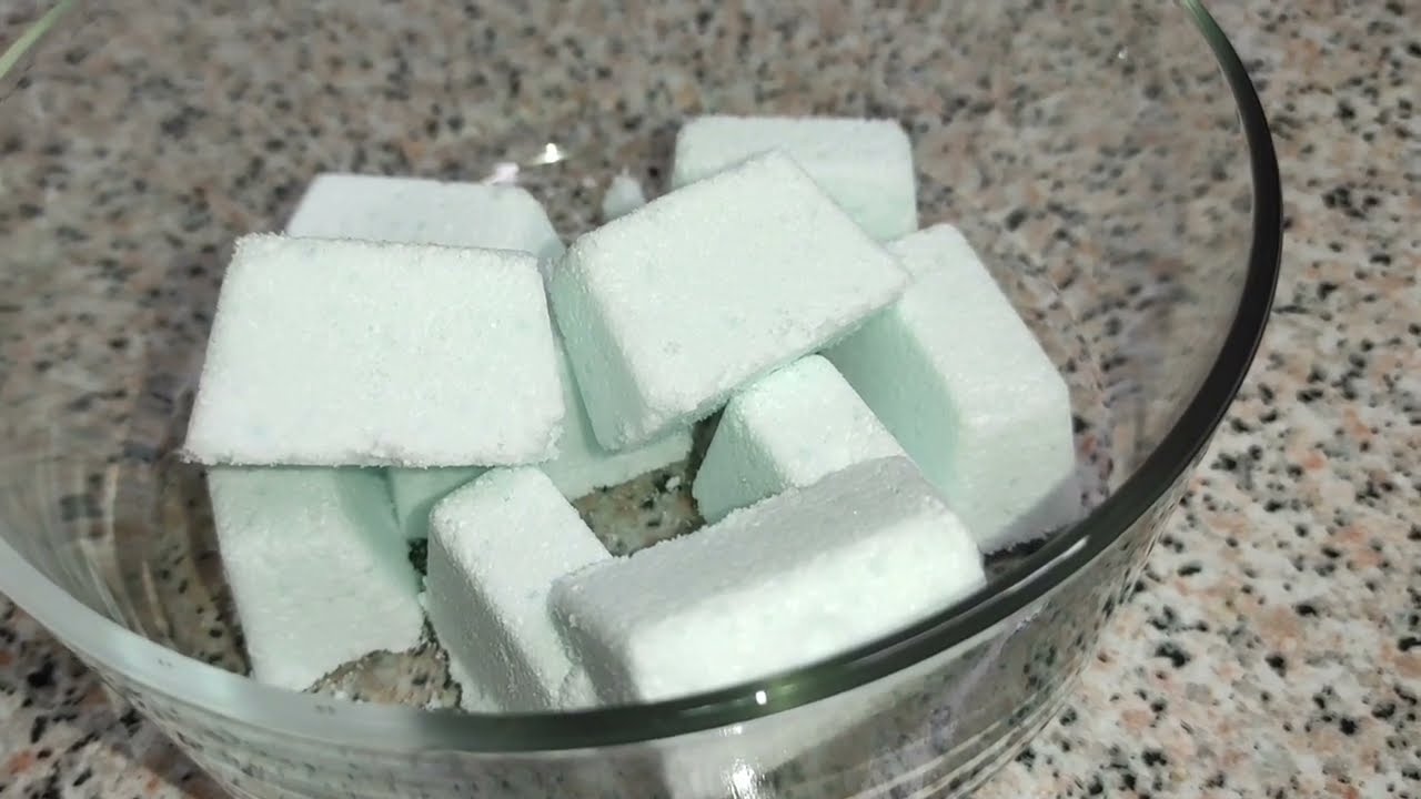 lavavajillas casero en pastillas para máquina