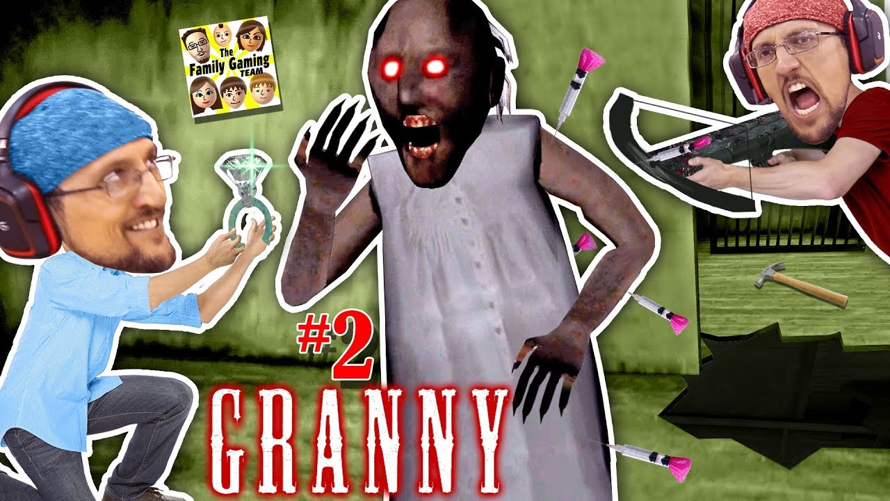 GRANNY, MARRY ME?  SHOOTING GRANNY TURNS HER GHOST! 5 Days Ending! (FGTEEV Barely Escapes House #2)