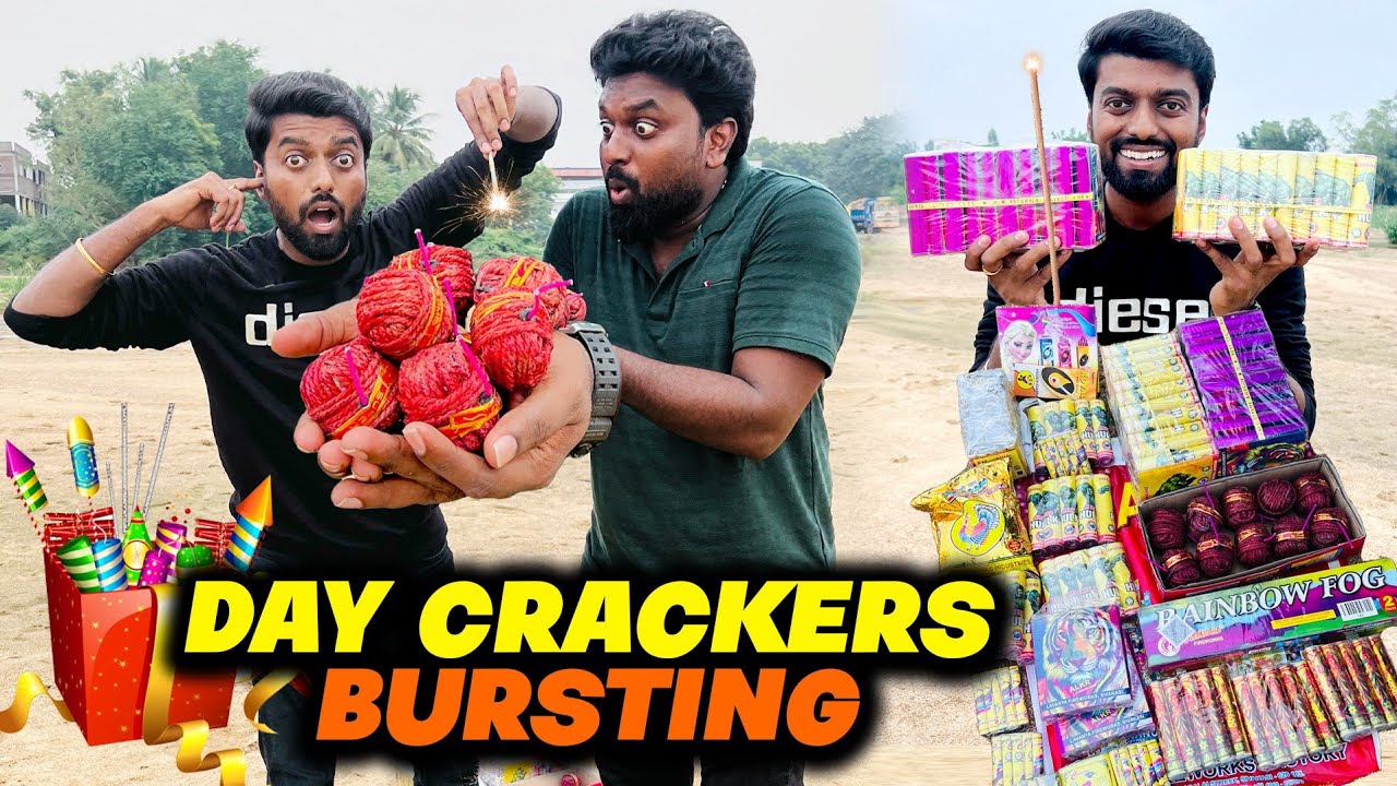 DAY CRACKERS BURSTING 🧨 Most Expected 😍 Super Slow Motion Shots 🔥 | DAN JR VLOGS