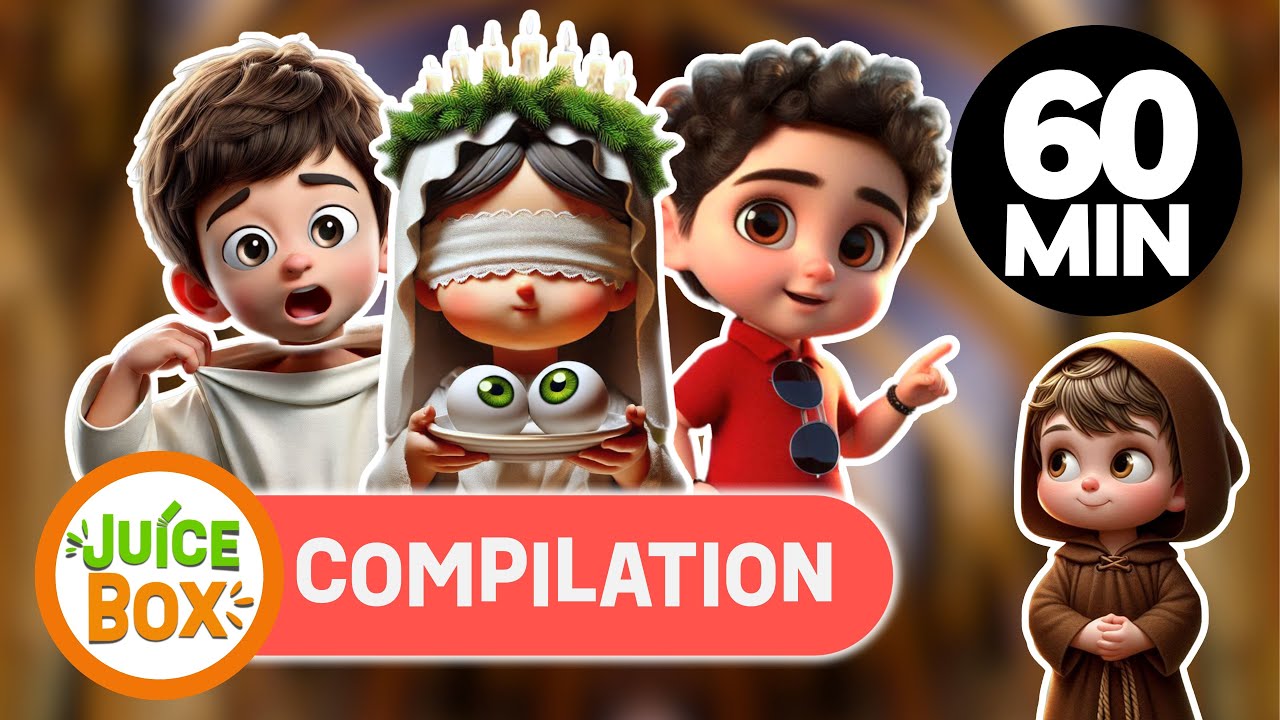 Catholic Saints for Kids | 60-Min Compilation