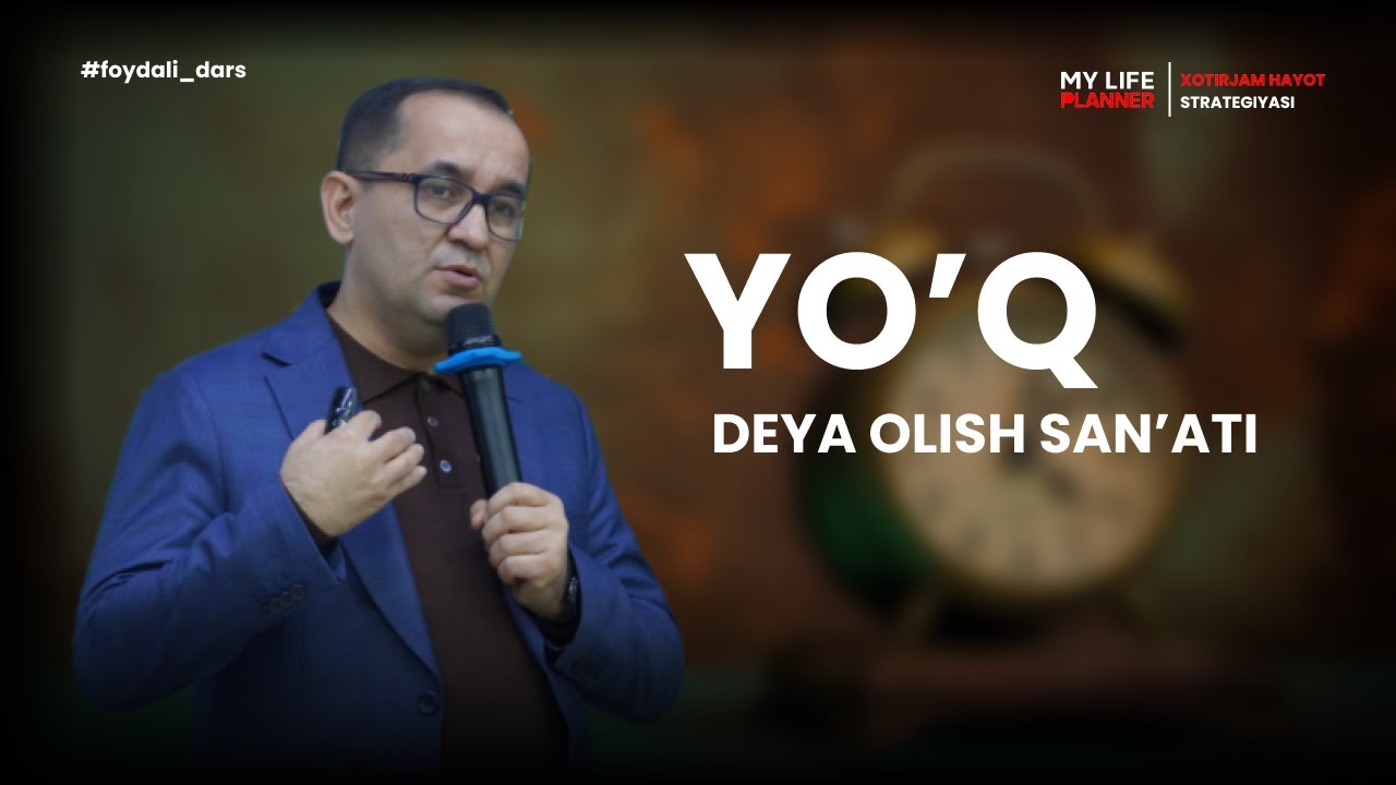 SAMARADORLIK SIRI NIMADA? | ISTAKLAR VA IMKONIYATLAR JADVALI | FOYDALI DARS | MY LIFE PLANNER