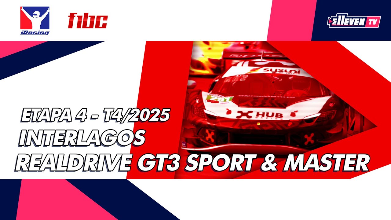 F1BC e-Sports - Realdrive GT3 Sport & Master | 4&ordf; Etapa - Interlagos | 2025/4