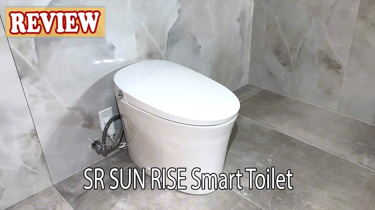 SR SUN RISE Smart Toilet Review - Has all the functions of a smart toilet